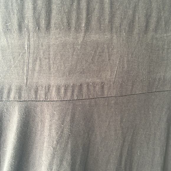 Boden V-Neck Jersey Dress Women's 10 R Black Knee Length Semi Fit Pockets - Picture 7 of 7